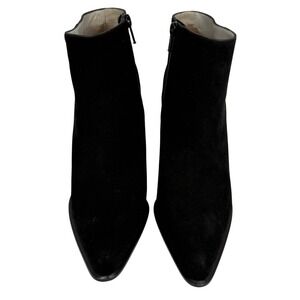 PRADA Black Suede Booties, Size 8